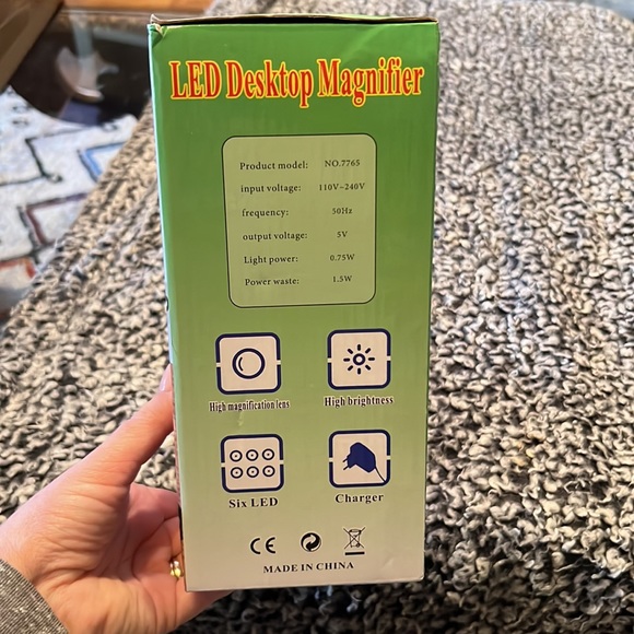 LED Desktop Magnifier Lamp - Picture 2 of 6